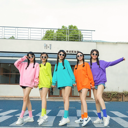 Демисезонный свитшот для школьников подходит для мужчин и женщин, делается под заказ, свободный крой