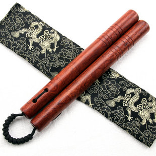 精选靓纹花梨瘿木双节棍鬼脸瘤疤山水流云纹双截棍二截棍两节棍