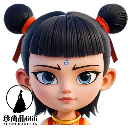 卡通人物全彩逼真平面毛毡面具