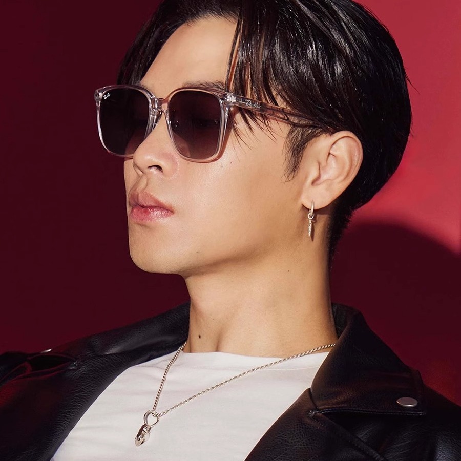 Ray Ban雷朋太阳镜RB2206D透明板材时尚百搭大框防紫外线遮阳墨镜
