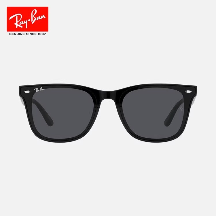 Ray Ban雷朋太阳镜新品男女同款方框偏光墨镜0RB4379D/0RB4391D