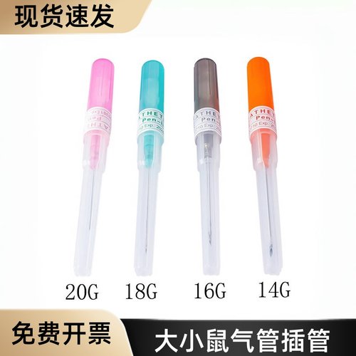 大小鼠气管给药插管气管带金属芯