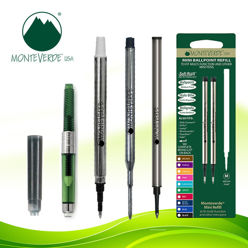 MONTEVER圆珠笔替芯美国中性