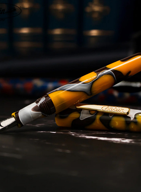 美国Conklin钢笔 黄石款练字男女朋友送客户生日特色礼物书法