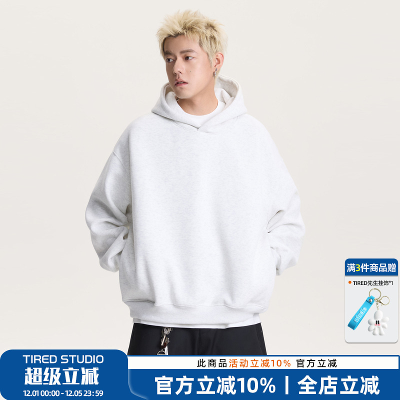 cleanfit连帽卫衣400g宽松长袖