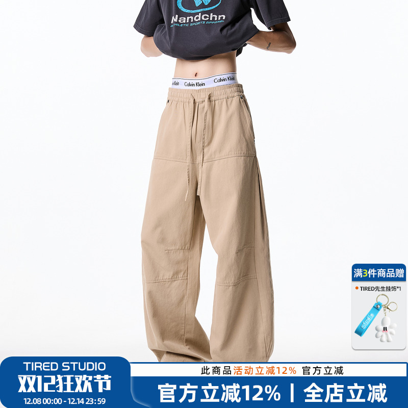 TIRED长裤宽松潮流休闲裤