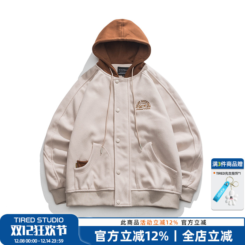 连帽秋季宽松百搭夹克