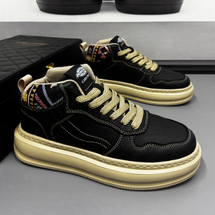 48码 子 高帮板鞋 47码 秋冬款 运动休闲鞋 45码 46码 鞋 男士 加厚男鞋 大码