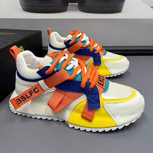 46夏季 网鞋 男47透气2026春季 网面鞋 48休闲老爹鞋 大码 新款 潮 子男鞋