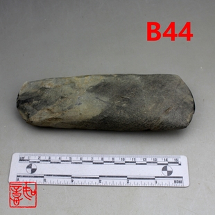 史前红山石器石斧石耜石头镐石锛石锄石凿磨制新石器展馆教学标本