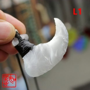 去晦气黑曜石刀龙晶燧石打制石器刀矛箭簇车挂吊坠权利游戏礼物