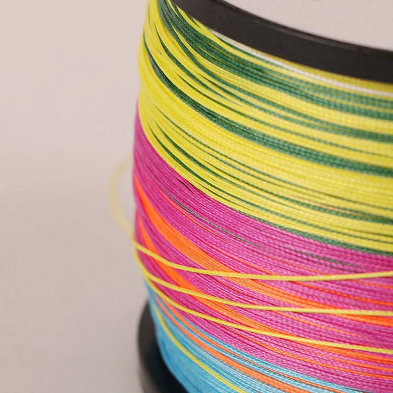 1000 미터 8 땋은 강한 말 낚싯줄 다채로운 라인 메인 라인 PE 라인 서브 라인 바다 극 낚싯줄 무료 배송