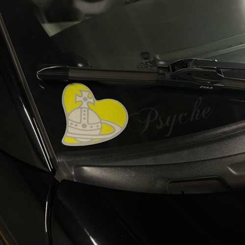 Psyche微微安西太后土星复古汽车摩托车贴三角窗油箱贴车贴