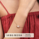 天然珍珠纯银手链手饰2025年新款 Moment 太阳之花 轻奢小众精致女