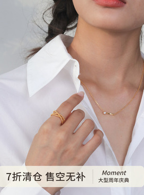 925纯银法式多层戒指指环