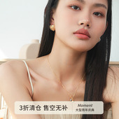Moment 小铃铛吊坠纯银项链锁骨链毛衣链饰品首饰配饰轻奢小众女