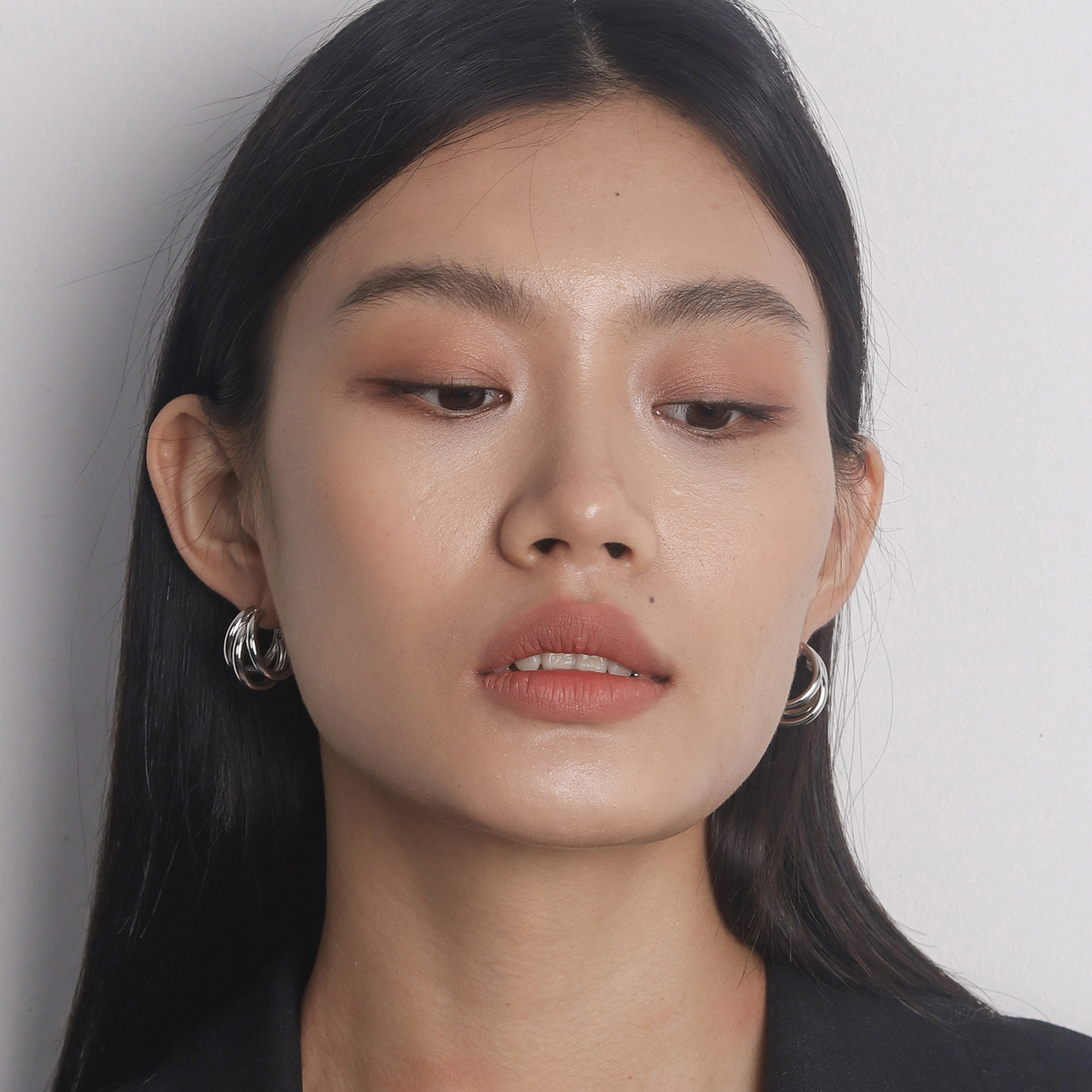 Moment 纽约街头 粗圆圈耳环耳圈耳饰小众夸张气质2025新款高级感