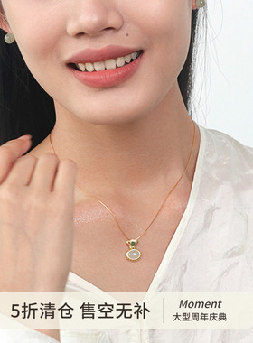 新中式和田玉钱袋吊坠纯银项链