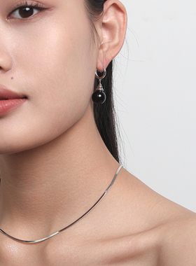 高阶气场925纯银超闪蛇骨链项链