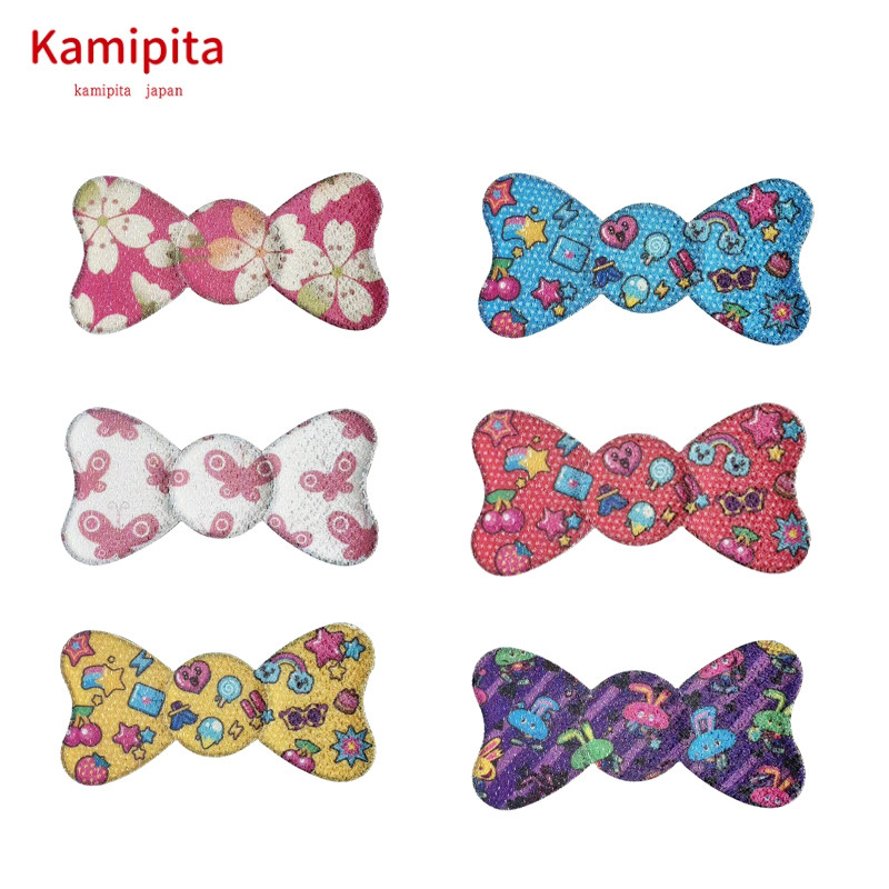 Kamipita蝴蝶结碎发贴网红女发饰发贴粘 魔术贴成人特价款 刘海贴