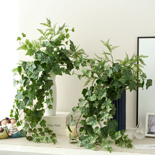 森系仿真花假绿植高级感超逼真客厅书房餐桌电视柜装饰摆件小盆栽