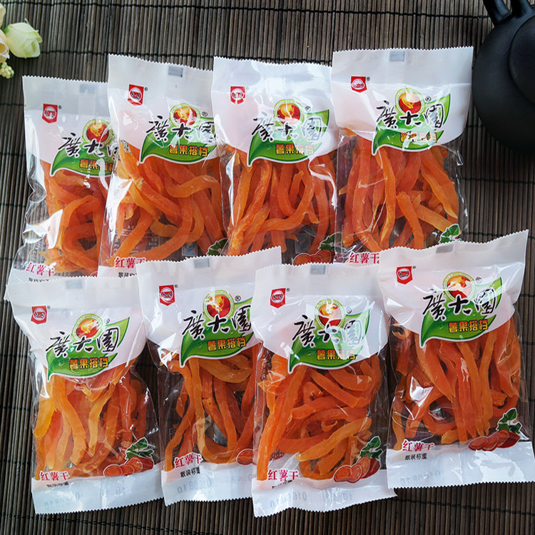 原味红薯软条 独立小包装 广大园薯果搭档 特产连城地瓜干500g