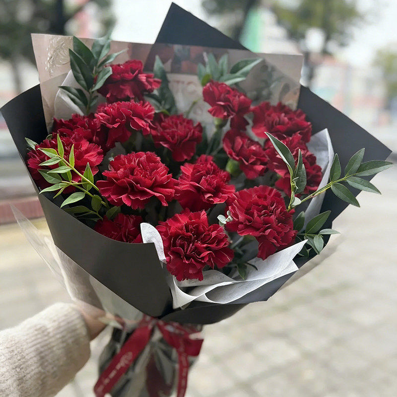 教师节礼物康乃馨花束鲜花速递同城配送女友老婆妈妈生日礼物花店
