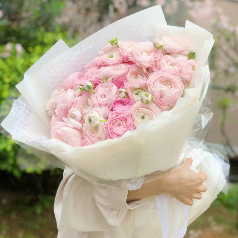 洋牡丹混搭花束鲜花速递同城生日上海广州深圳北京杭州全国配送