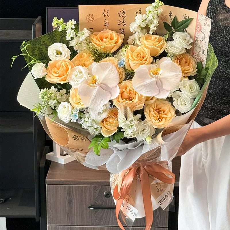 教师节向日葵香槟玫瑰花束鲜花老师男生女友生日礼物全国同城速递
