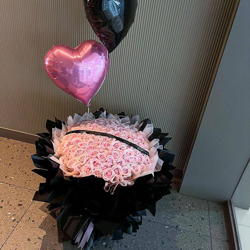99朵玫瑰花束鲜花速递上海北京杭州青岛济南同城配送女友生日花店