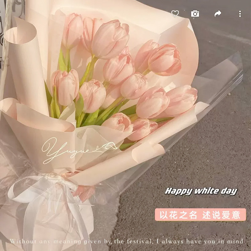 郁金香花束鲜花速递生日同城配送闺蜜北京上海深圳武汉成都苏州店