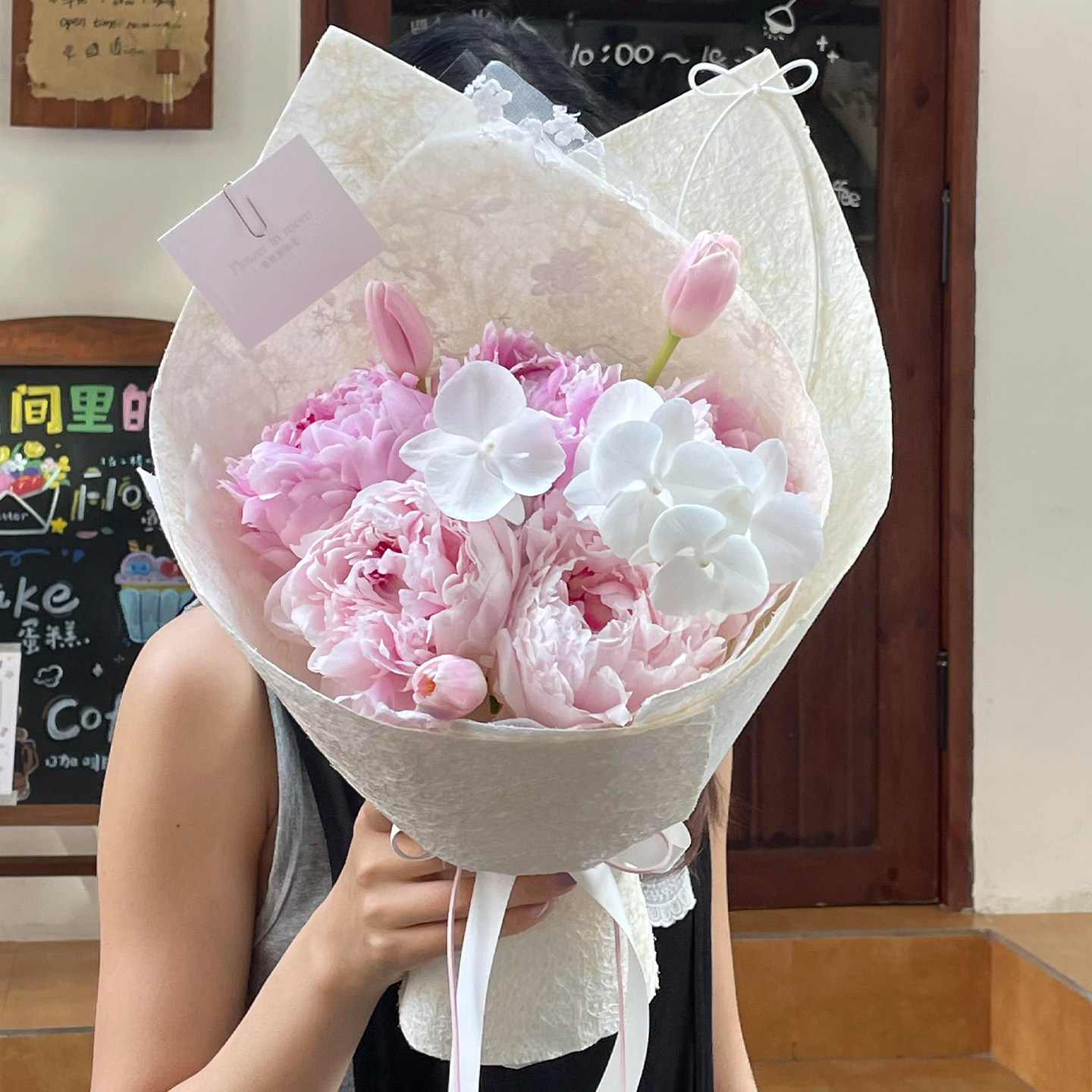 母亲节芍药花束生日鲜花速递同城北京上海深圳店配送妈妈女友礼物