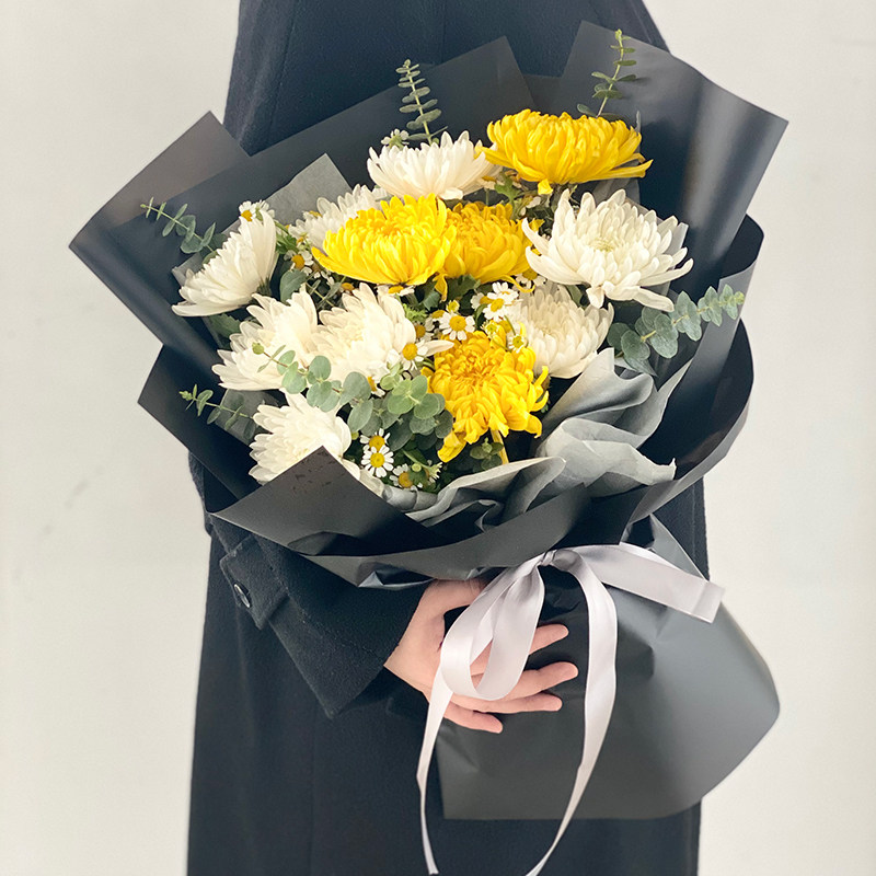 清明节祭祀菊花束全国速递白事悼念上坟扫墓祭拜北京天津同城配送