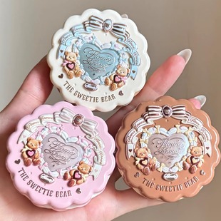 【甜心小熊】花知晓腮红丝缎柔光清透氛围感03玫瑰香颂02花园野餐