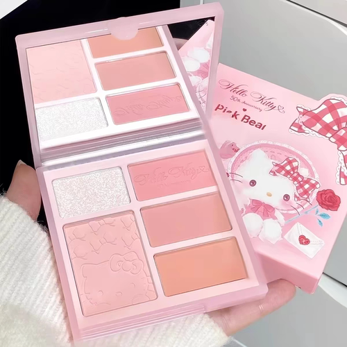 皮可熊hellokitty联名眼影盘综合