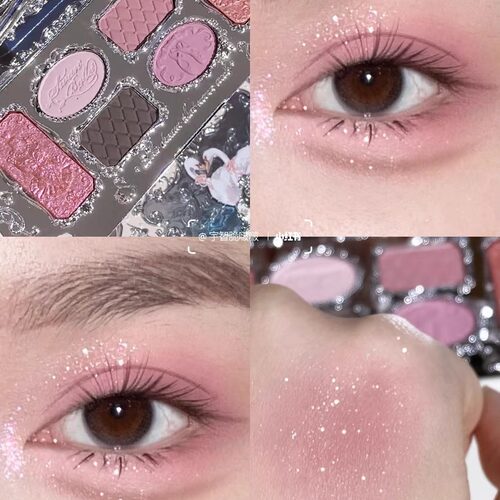 03粉天鹅~花知晓天鹅眼影