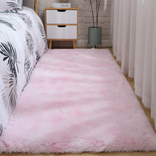 少女心地毯软粉色公主卧室大块满铺房间可爱床边长毛毛绒客厅地垫
