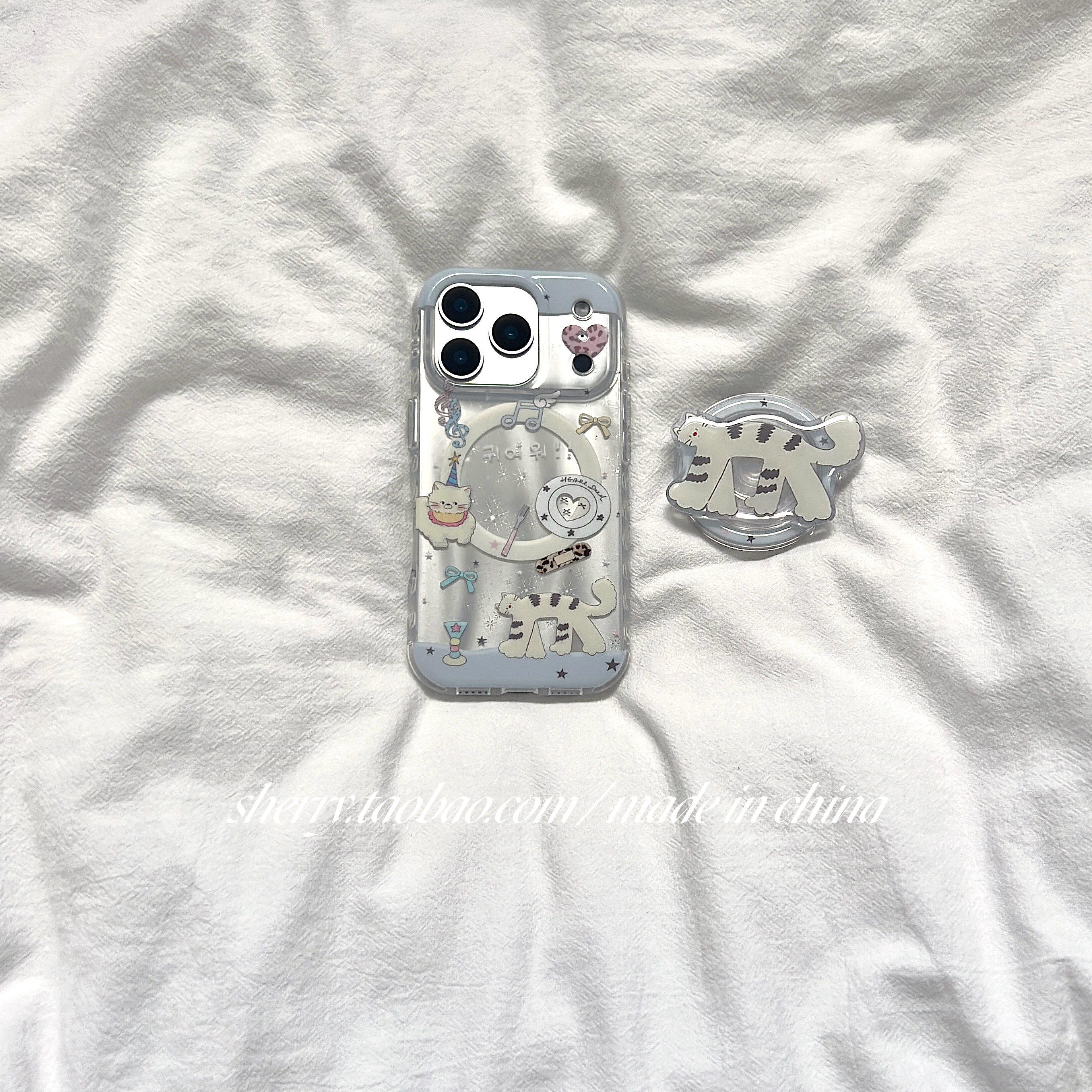 苹果16promax手机壳磁吸长腿猫咪