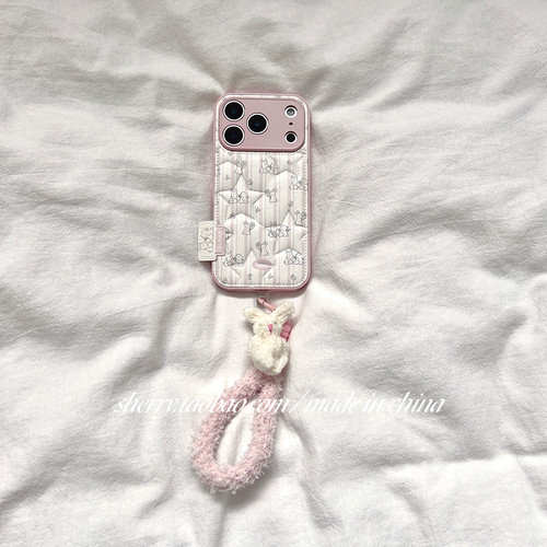 适用苹果17promax卡通手机壳兔子