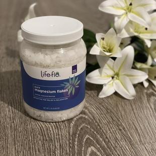 包邮 矿物浴 美国原装 flo超浓缩型全镁片 舒缓放松44oz 进口Life