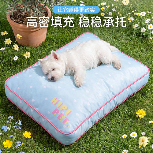 狗狗垫子四季通用防水隔尿可拆洗狗床泰迪金毛大型犬狗窝宠物猫窝
