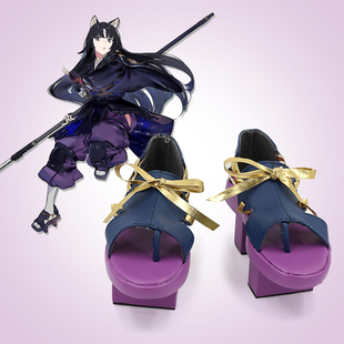 明日方舟 嵯峨cos鞋定制 游戏动漫Cosplay女靴支持看图制作