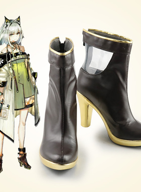明日方舟 凯尔希cos鞋定制 动漫Cosplay女靴支持看图制作