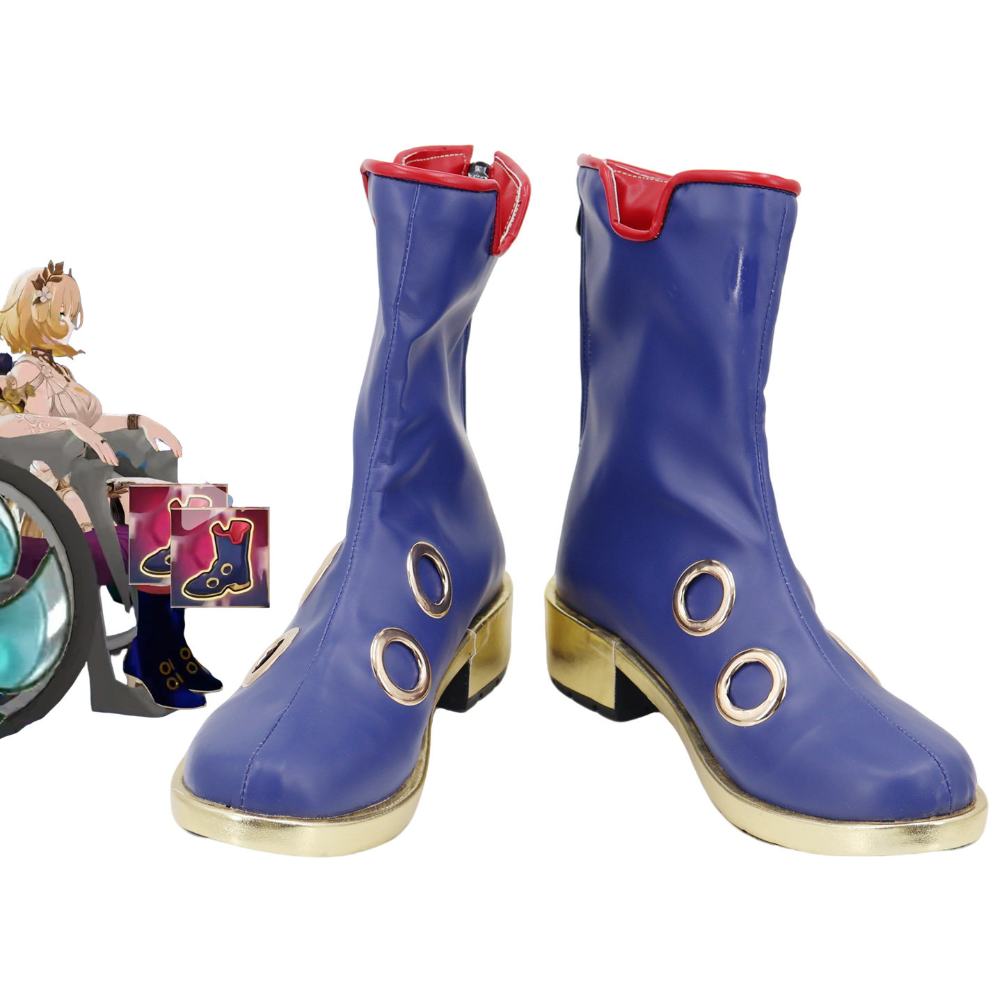 Cosplay鞋靴 崩铁阿格莱雅 货币战争道具鞋 Cosplay鞋cos鞋定制