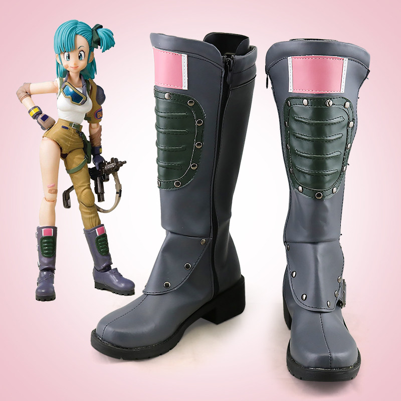 七龙珠 布尔玛cos鞋 动漫Cosplay靴子支持看图定制