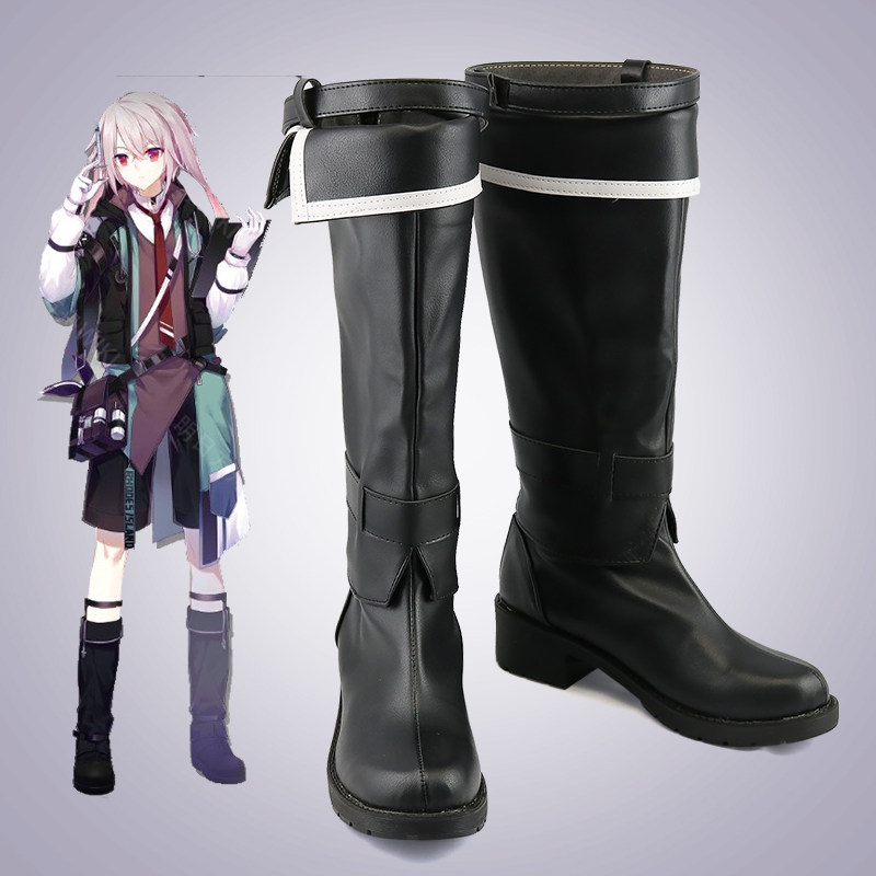 明日方舟 安赛尔cos鞋定制 动漫Cosplay女靴支持看图制作
