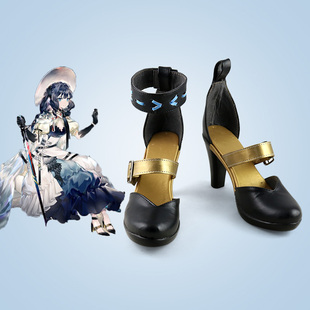 明日方舟 星极cos鞋定制 动漫Cosplay女靴支持看图制作