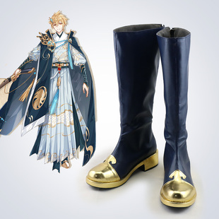 动漫Cosplay男靴支持看图制作 定制 食物语 飞鱼绣春cos鞋