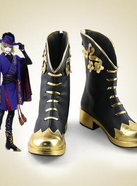 扭曲仙境cos服白雪Rook cosplay鞋 cos鞋来图定做