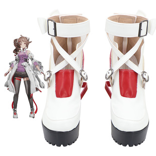 Cosplay鞋 明日方舟终末地艾尔黛拉 Cosplay鞋cos鞋定制